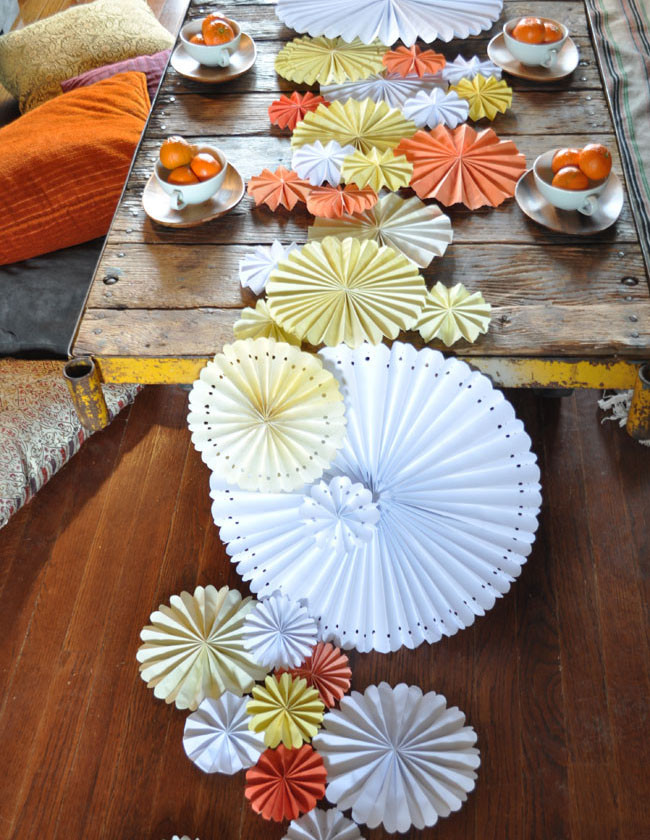 DIY Table Runner Wedding
 DIY Pinwheel Table Runner