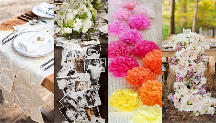 DIY Table Runner Wedding
 16 DIY Wedding Table Runner Ideas