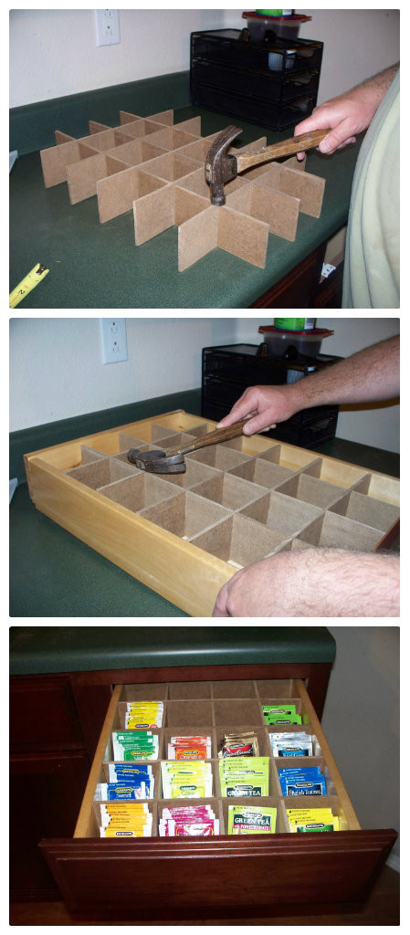 DIY Tea Organizer
 Adding A Tea Drawer To My Kitchen