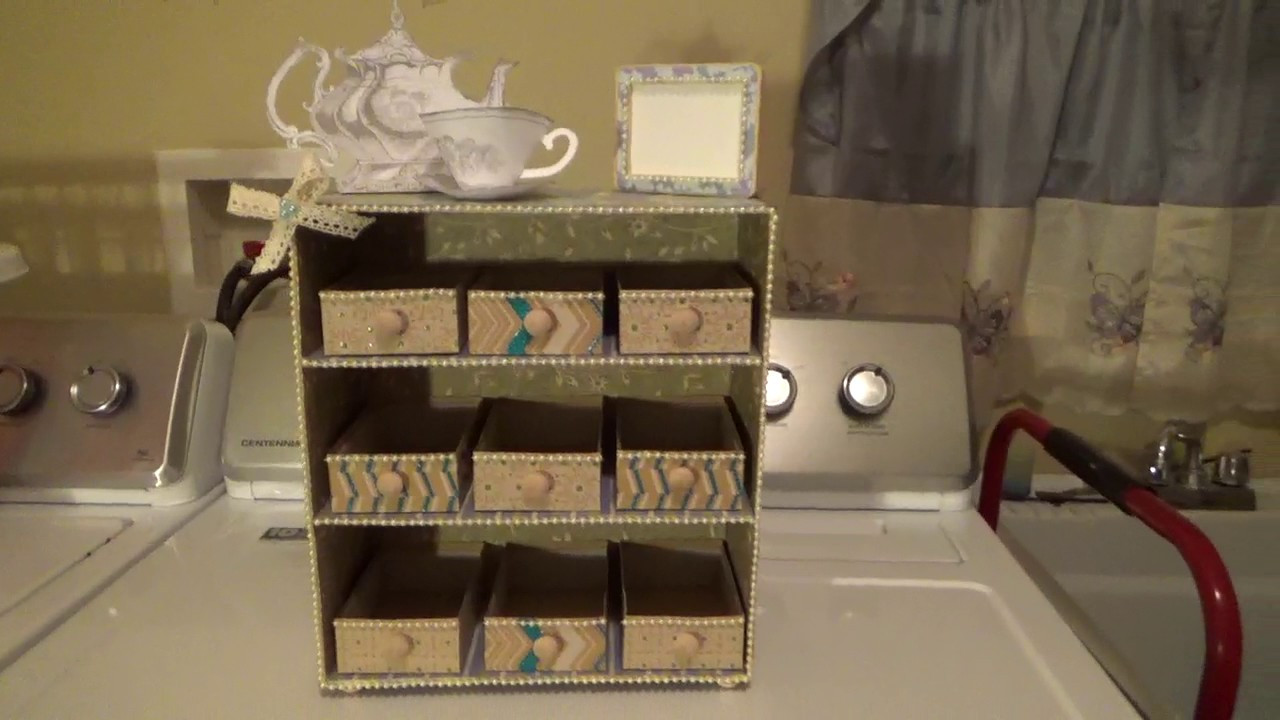 DIY Tea Organizer
 DIY Cardboard Tea Organizer Final Review