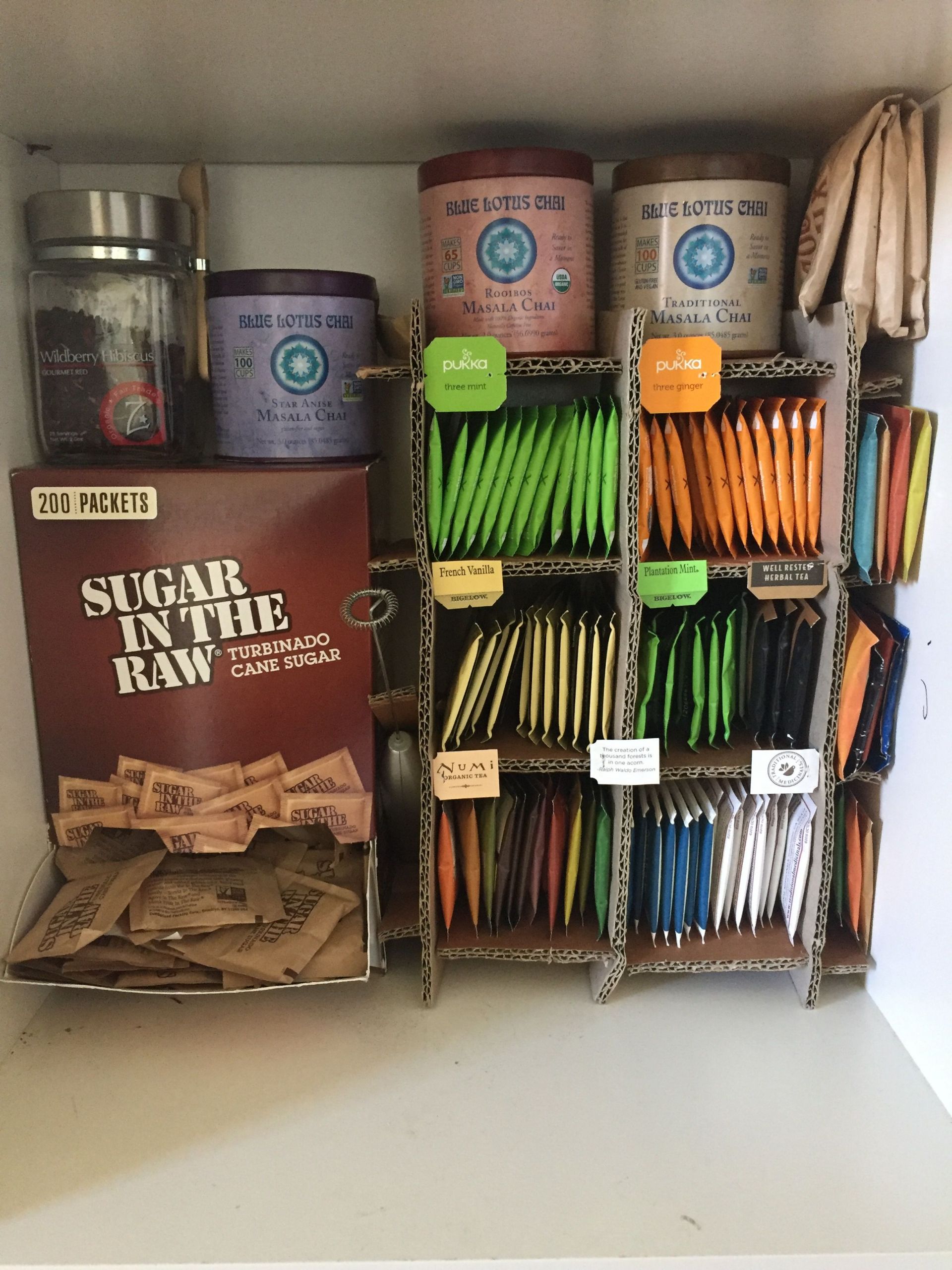 DIY Tea Organizer
 DIY tea organizer for small kitchen areas Usually at