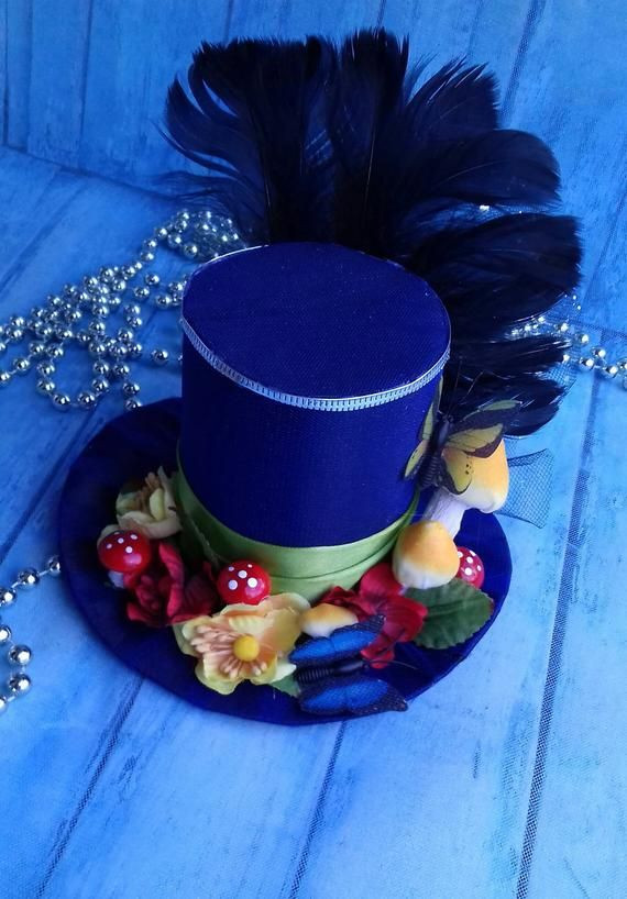 DIY Tea Party Hats For Adults
 Mad Hatter hat Alice in Wonderland Top hat Headband
