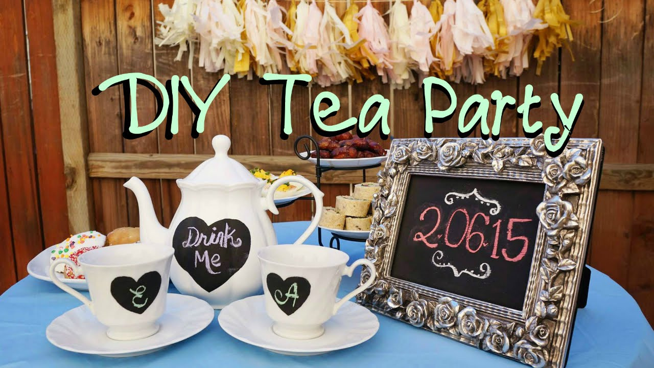 Diy Tea Party Ideas
 DIY Tea Party Decor ♥