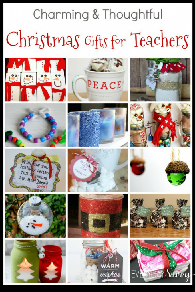 DIY Teacher Christmas Gifts
 Teacher Christmas Gift Ideas Easy to Buy or DIY Gifts