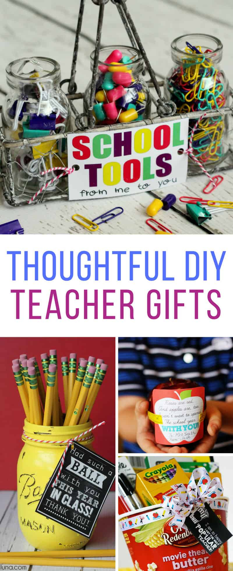 DIY Teachers Gifts
 DIY Back to School Teacher Gifts That Are Super CUTE