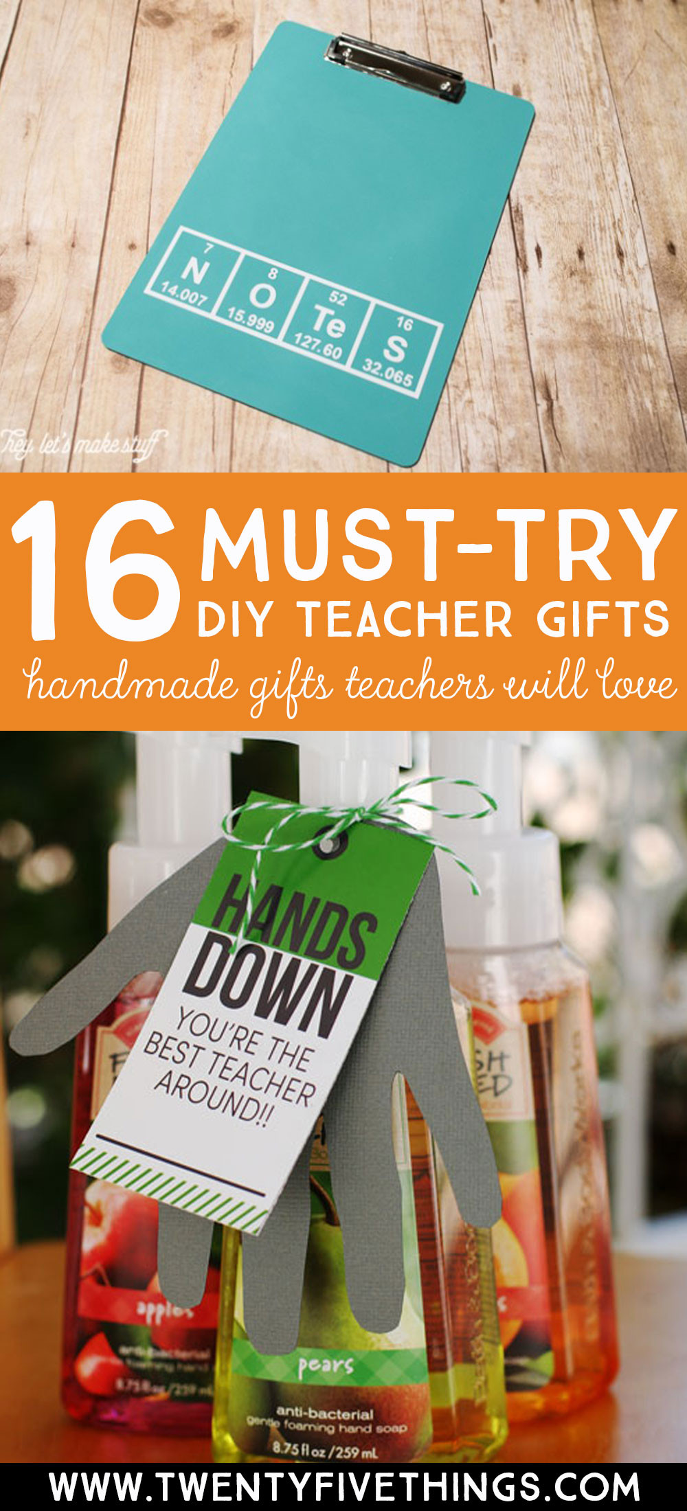DIY Teachers Gifts
 All time Best DIY Teacher Gifts Fun Teacher Appreciation
