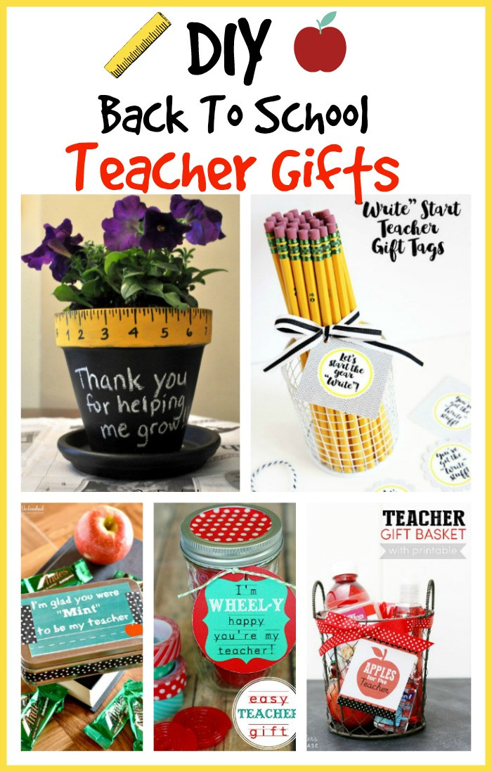 DIY Teachers Gifts
 Brilliant DIY Gifts For Teachers