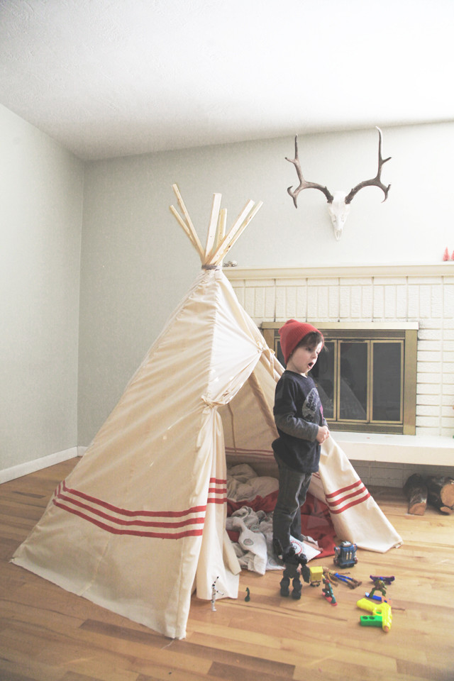 DIY Teepee For Toddler
 DIY big kid teepee a $22 project – on the 7th day of
