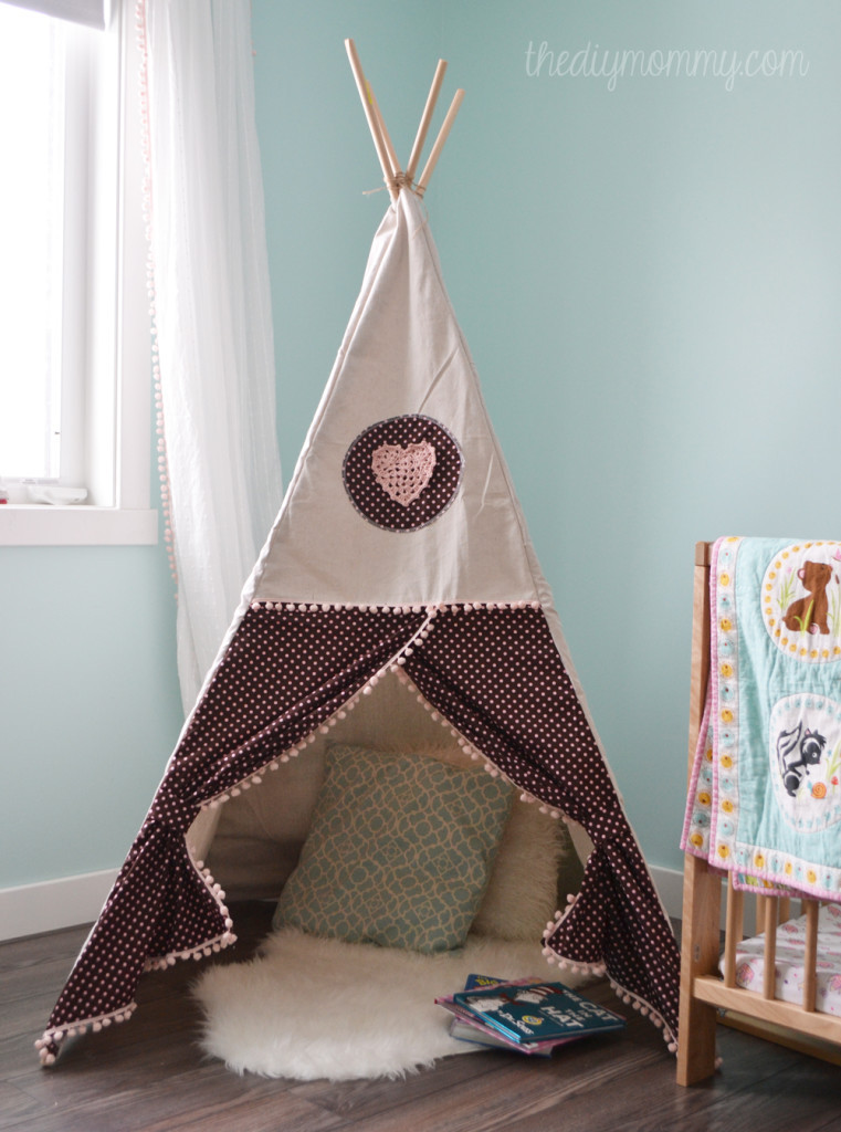 DIY Teepee For Toddler
 DIY Kids Play Teepee