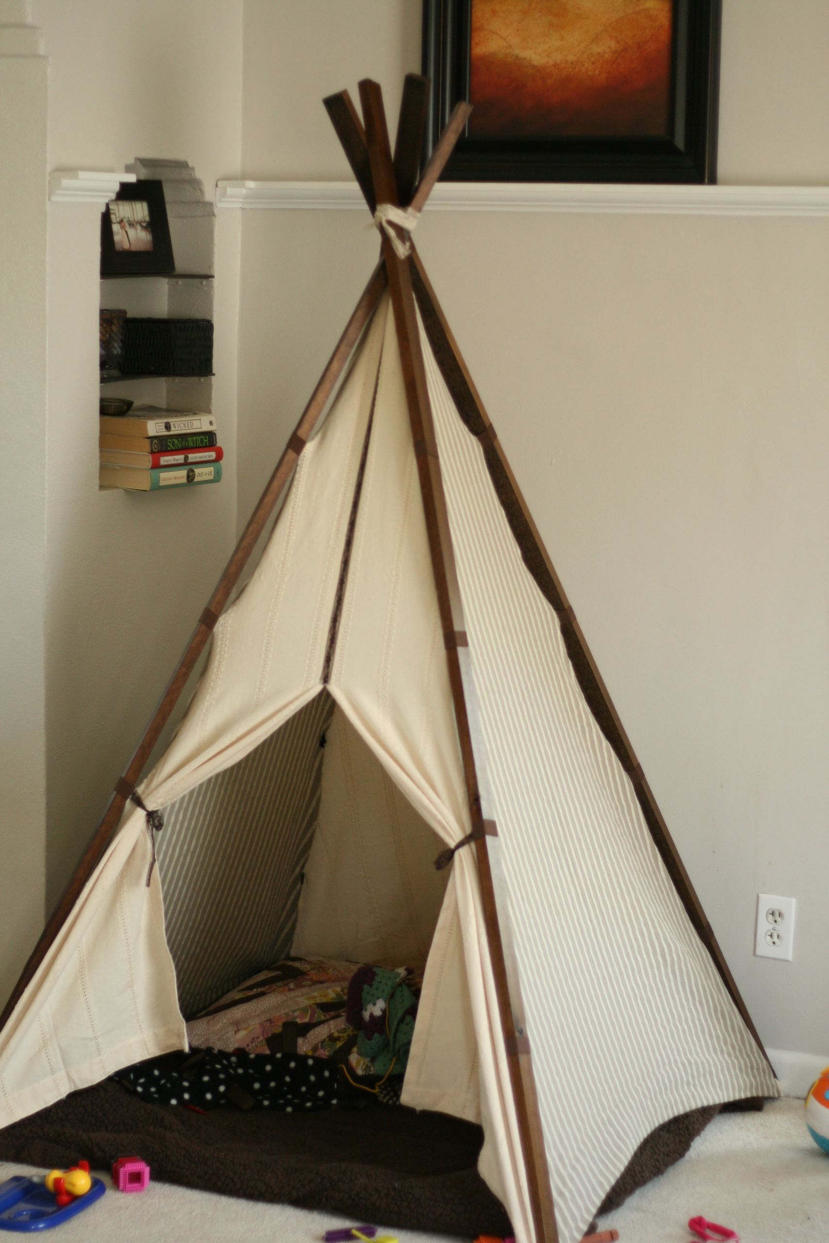 DIY Teepee For Toddler
 DIY Child’s Teepee AKA beautifying the mess in the living