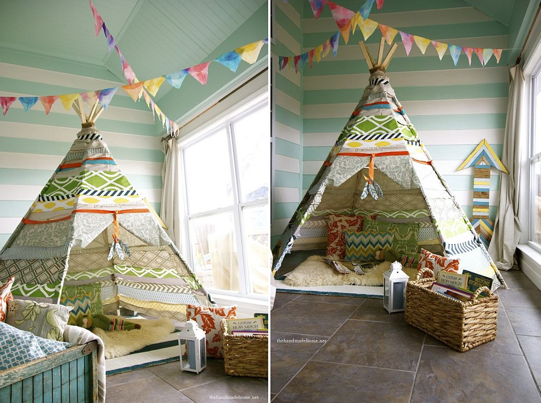 DIY Teepee For Toddler
 15 DIY Teepees for Fun Kids Playrooms