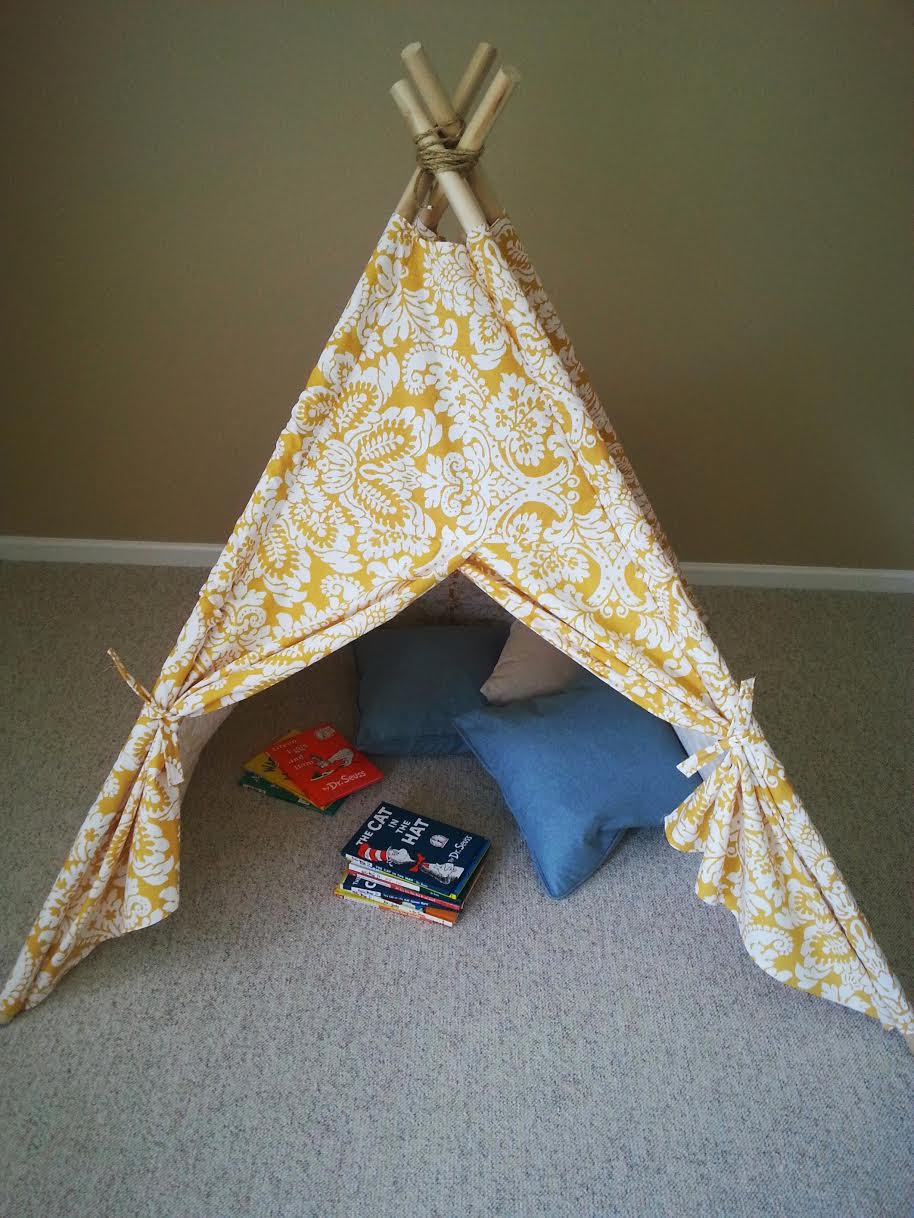 DIY Teepee For Toddler
 DIY Kids Teepee Tent Tutorial