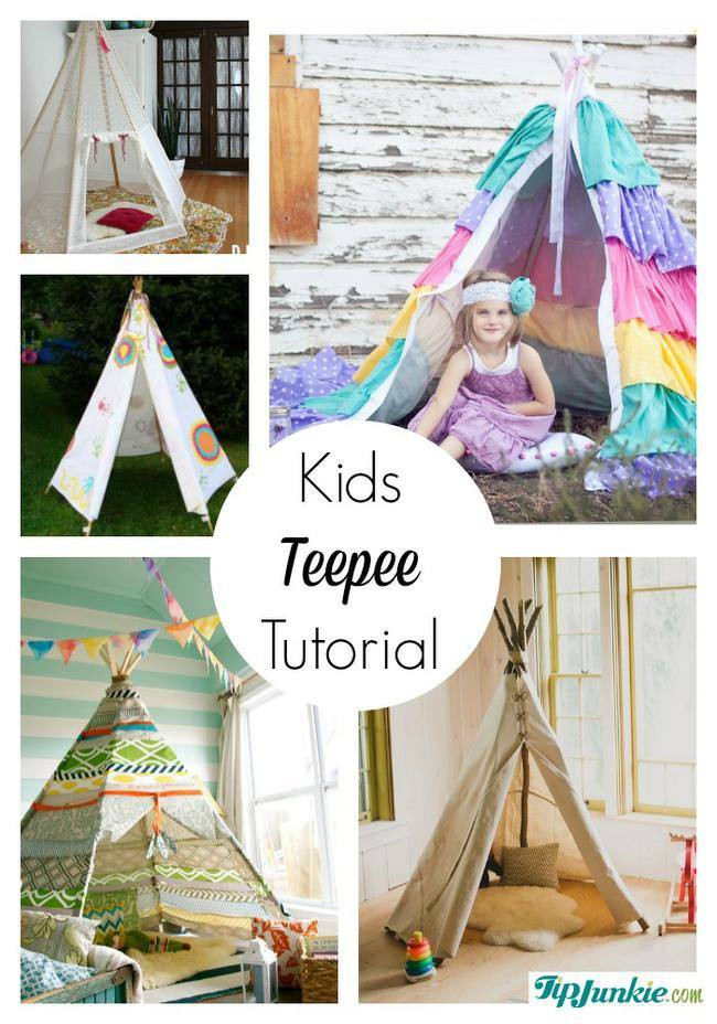 DIY Teepee For Toddler
 11 Easy DIY Play Tents for Kids – Tip Junkie