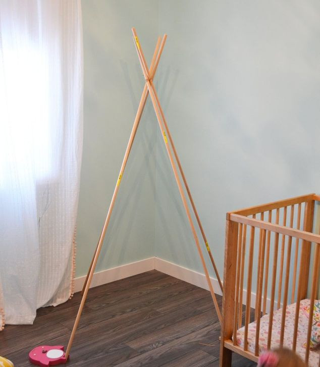 DIY Teepee For Toddler
 A DIY Teepee Reading Tent & A Woodland Themed Toddler Room