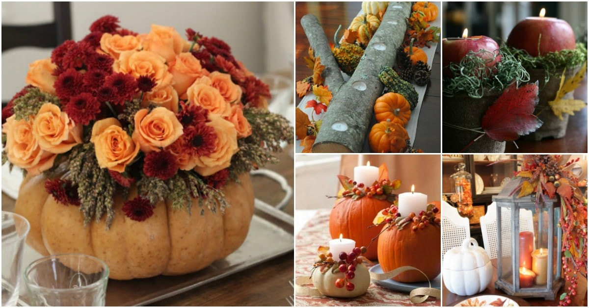 DIY Thanksgiving Decorations Ideas
 21 DIY Thanksgiving Centerpieces That Will Be The Star