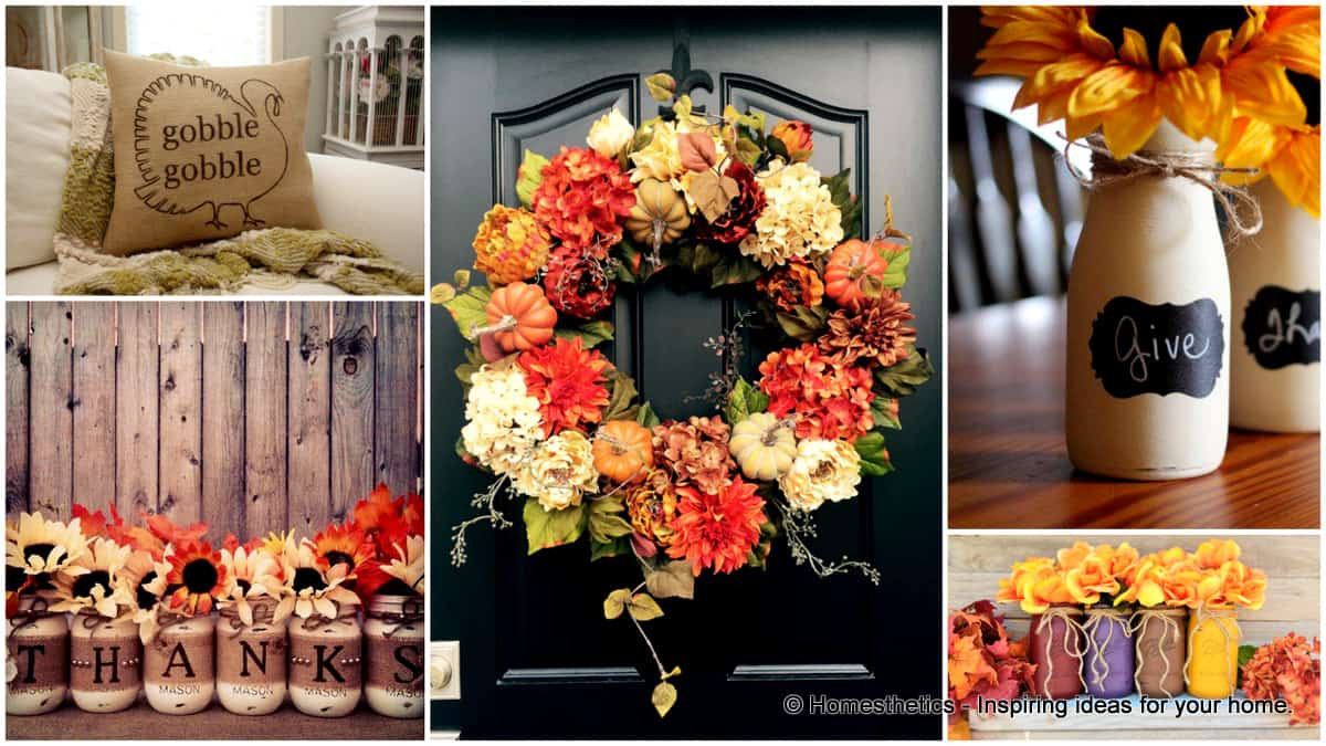 DIY Thanksgiving Decorations Ideas
 20 Super Cool DIY Thanksgiving Decorations For Your Home