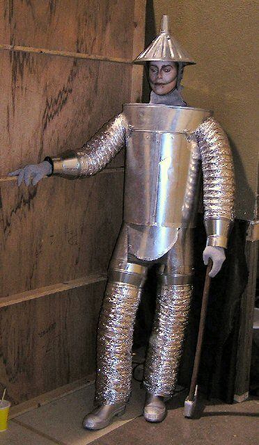DIY Tin Man Costume
 14 best Wizard of Oz images on Pinterest