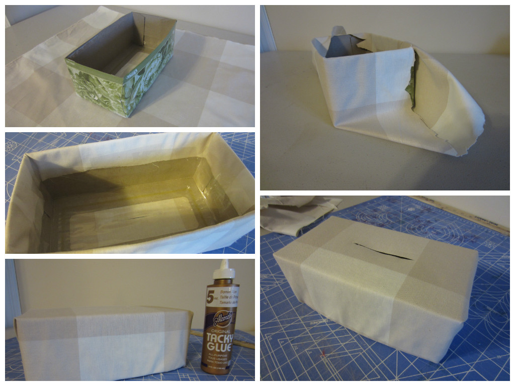 DIY Tissue Box Cover
 DIY tissue box cover