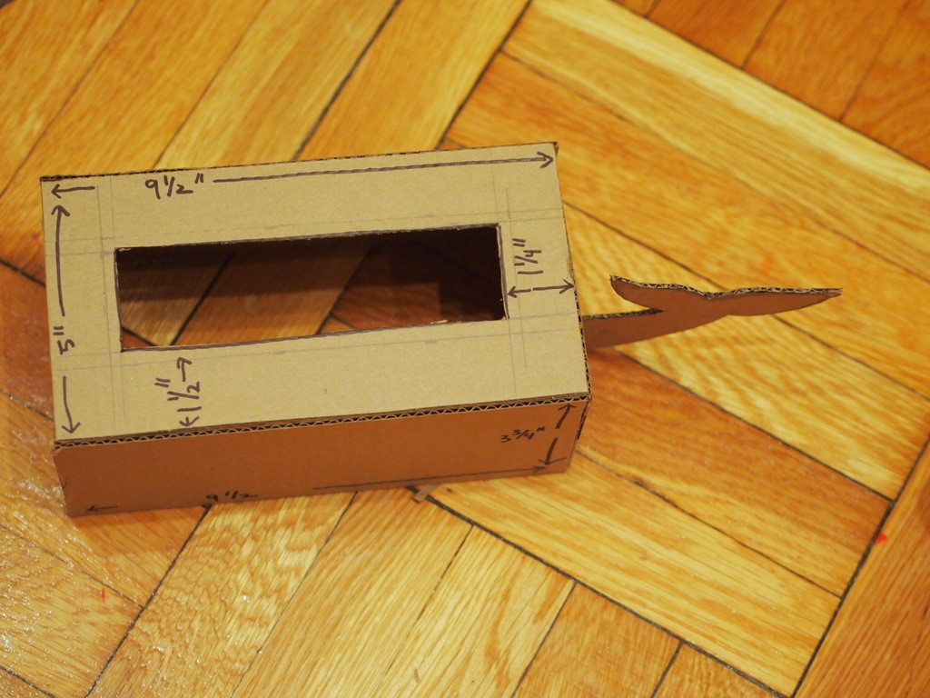 DIY Tissue Box Holder
 DIY Cardboard Whale Tissue Box Holder