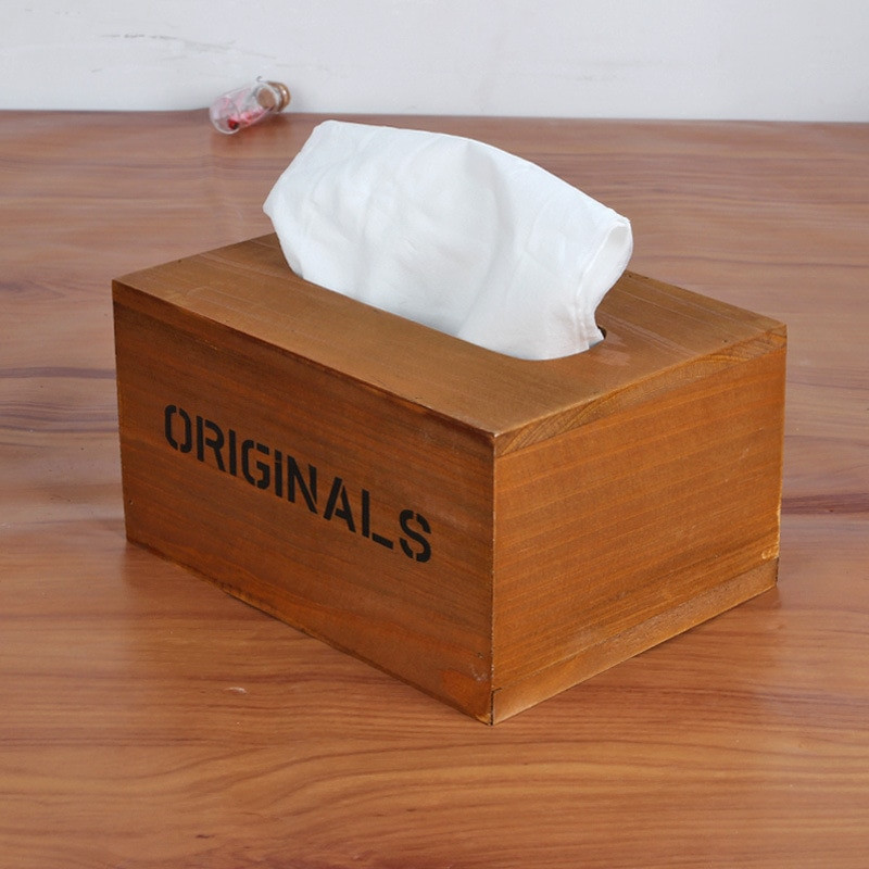 DIY Tissue Box Holder
 DIY Vintage wooden Tissue Box Rectangle paper box holder