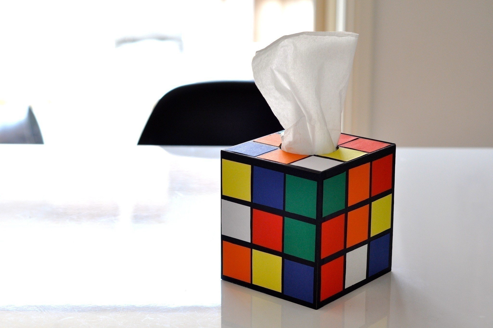 DIY Tissue Box Holder
 Rubik s Cube Tissue Box Cover · How To Make A Tissues