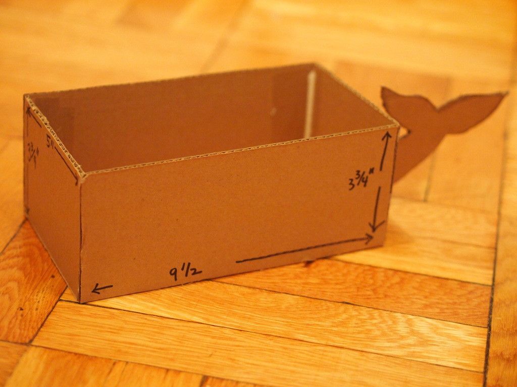 DIY Tissue Box Holder
 DIY Cardboard Whale Tissue Box Holder