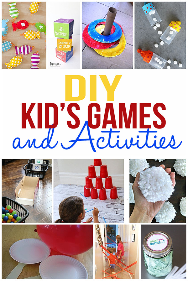 DIY Toddler Activities
 DIY Kids Games and Activities for Indoors or Outdoors