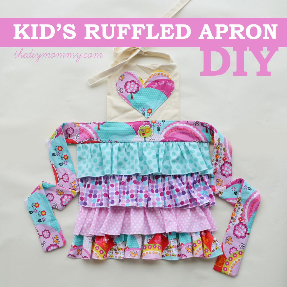 DIY Toddler Apron
 Sew A DIY Ruffled Kid s Apron