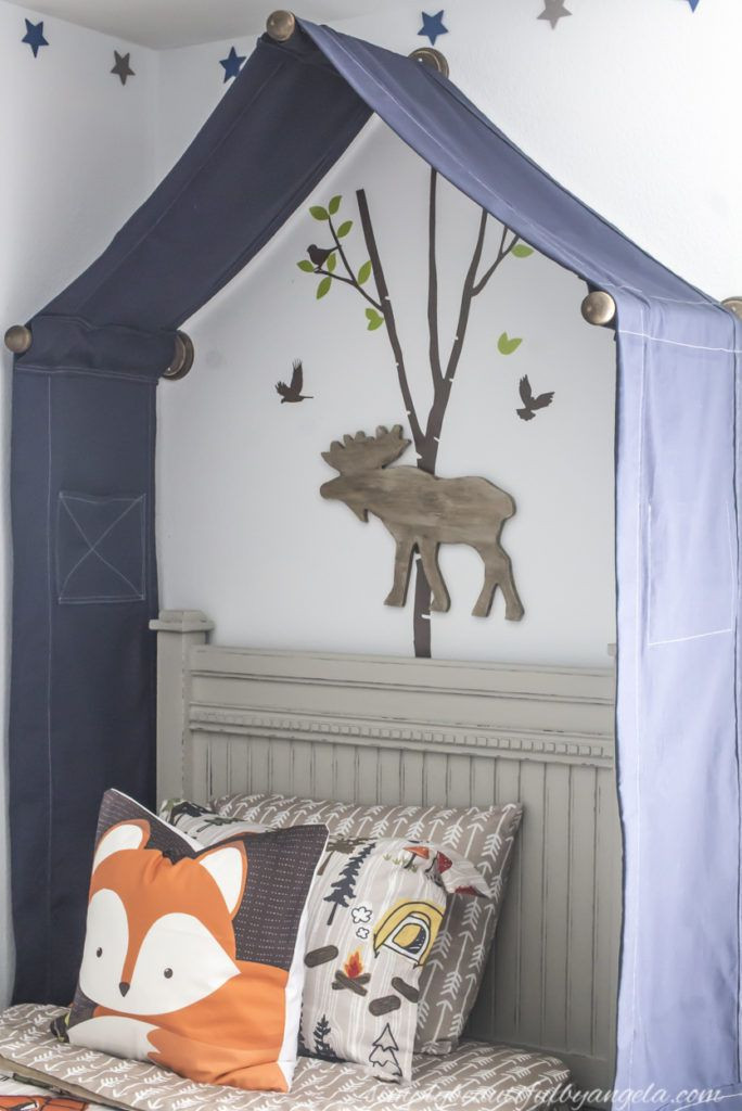 DIY Toddler Bed Tent
 DIY Tent Canopy With images
