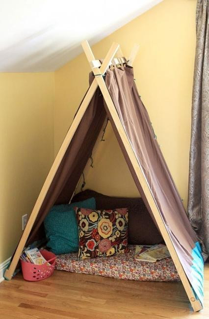 DIY Toddler Bed Tent
 22 Kids Tent Ideas for Children Bedroom Designs and