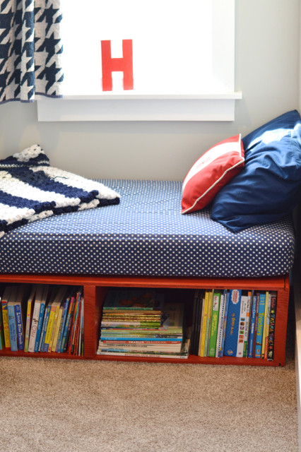 DIY Toddler Bed With Storage
 DIY platform toddler bed NewlyWoodwards