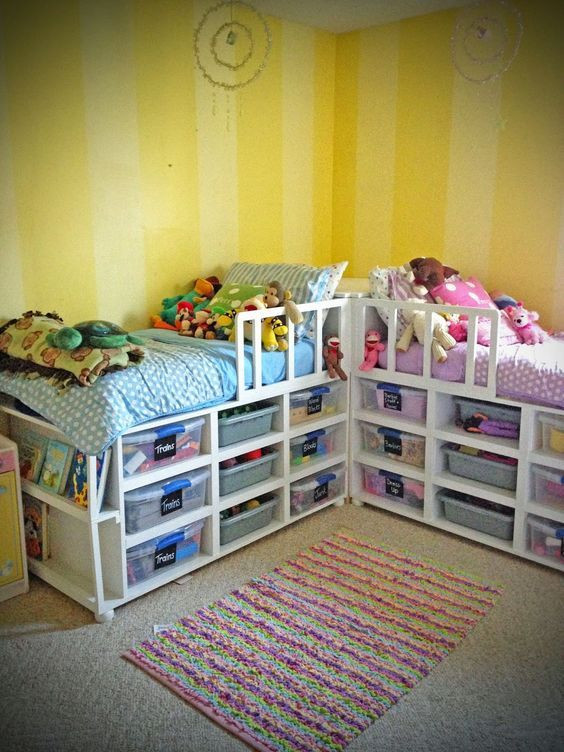 DIY Toddler Bed With Storage
 From A to Being DIY Toddler Storage Beds