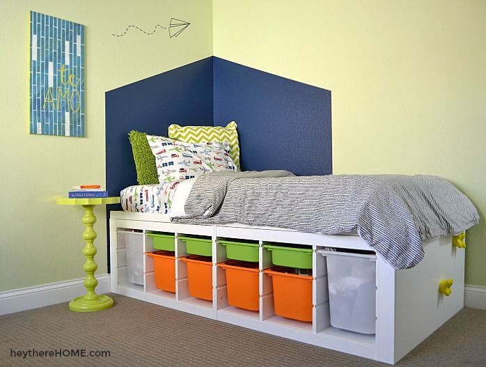 DIY Toddler Bed With Storage
 DIY Platform Bed With Storage