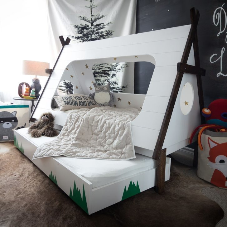 DIY Toddler Beds
 DIY Tepee Kids Bed