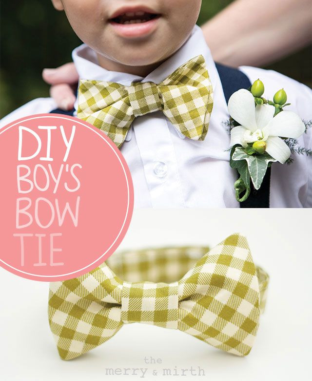 DIY Toddler Bow Tie
 DIY Boy s Bow Tie no pattern required THE MERRY & MIRTH