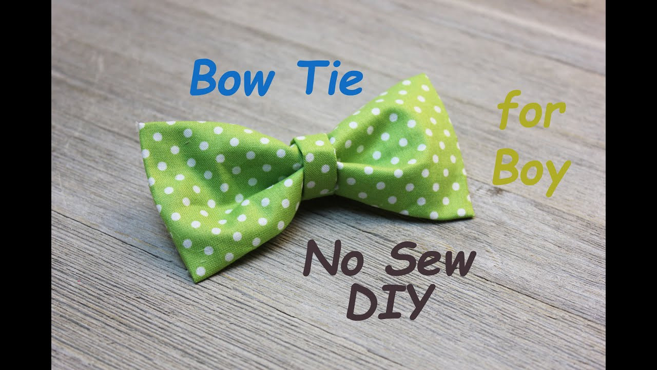 DIY Toddler Bow Tie
 No Sew DIY Boy s BowTie Easy Tutorial