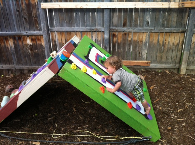 DIY Toddler Climbing Toys
 Matt s Climbing Blog Adjustable Toddler Bouldering Wall