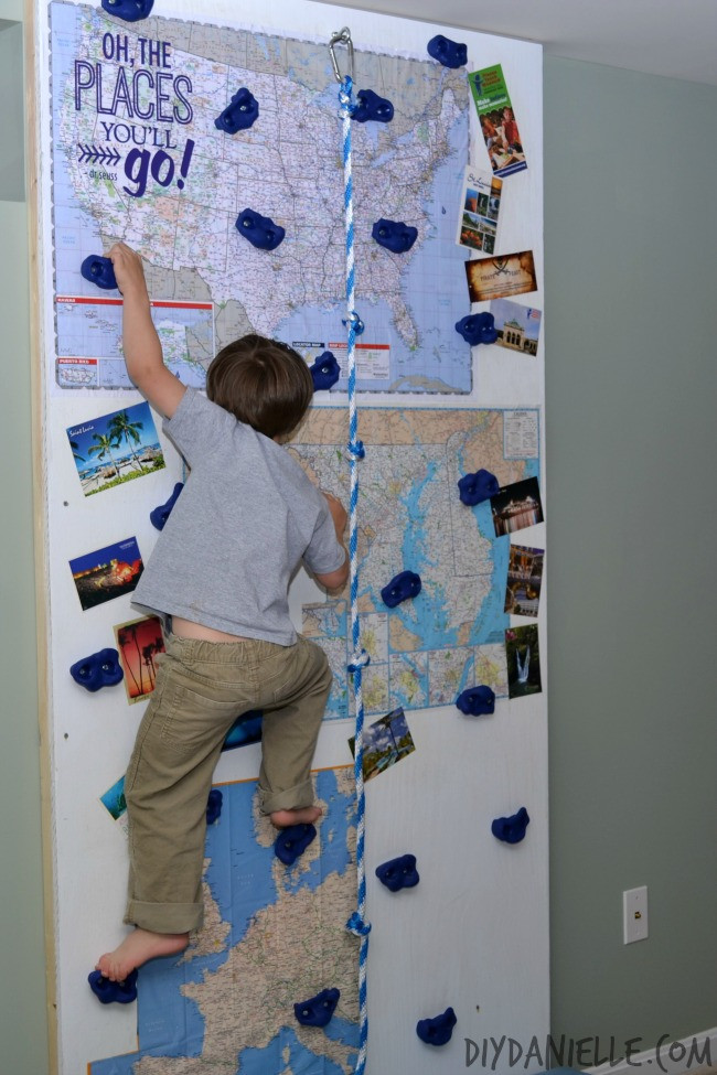 DIY Toddler Climbing Wall
 How to Build an Indoor Rock Climbing Wall