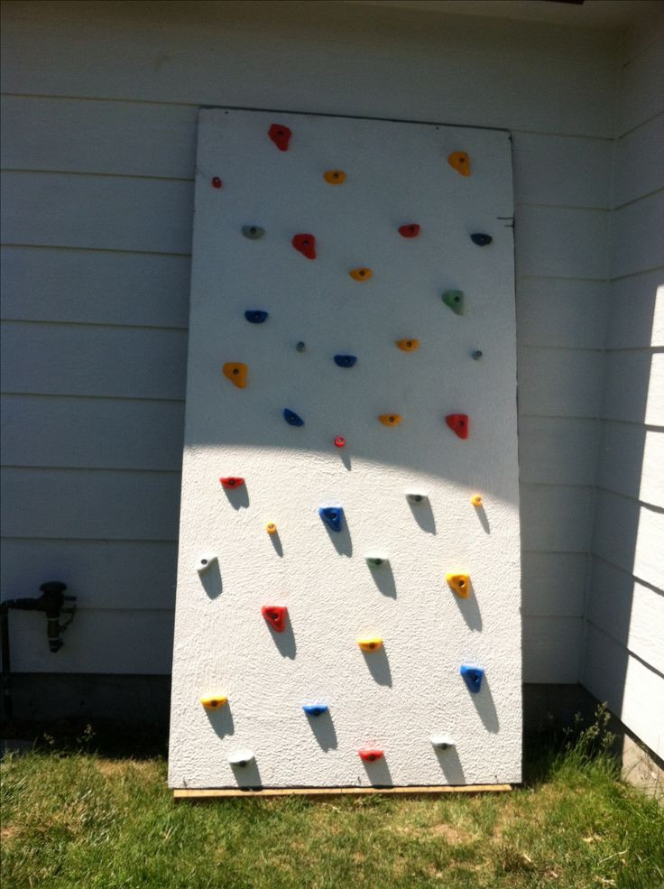 DIY Toddler Climbing Wall
 67 best images about Climbing frames etc on Pinterest