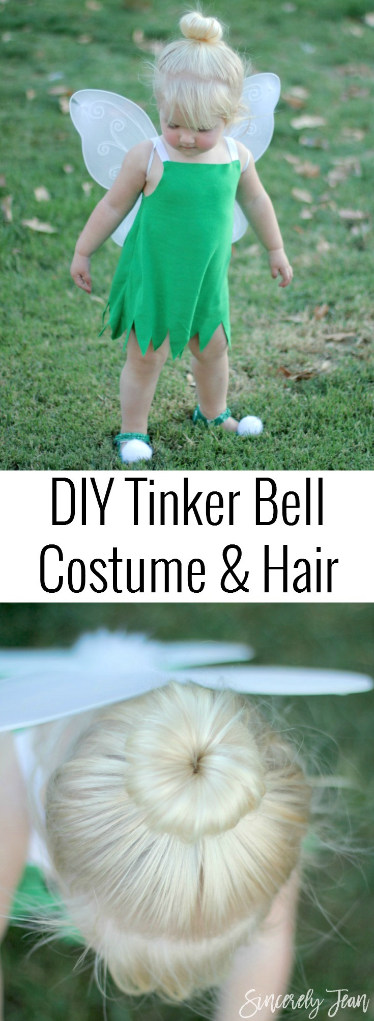 DIY Toddler Costume
 DIY Toddler Tinker Bell Costume and Hair Page 3 of 3