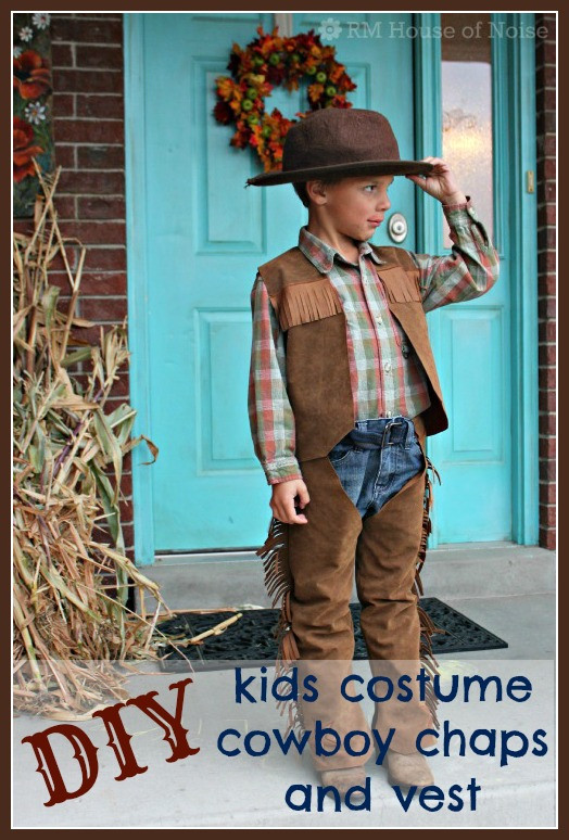 DIY Toddler Cowboy Costume
 House of Noise I mean boys DIY Kids Costume Cowboy