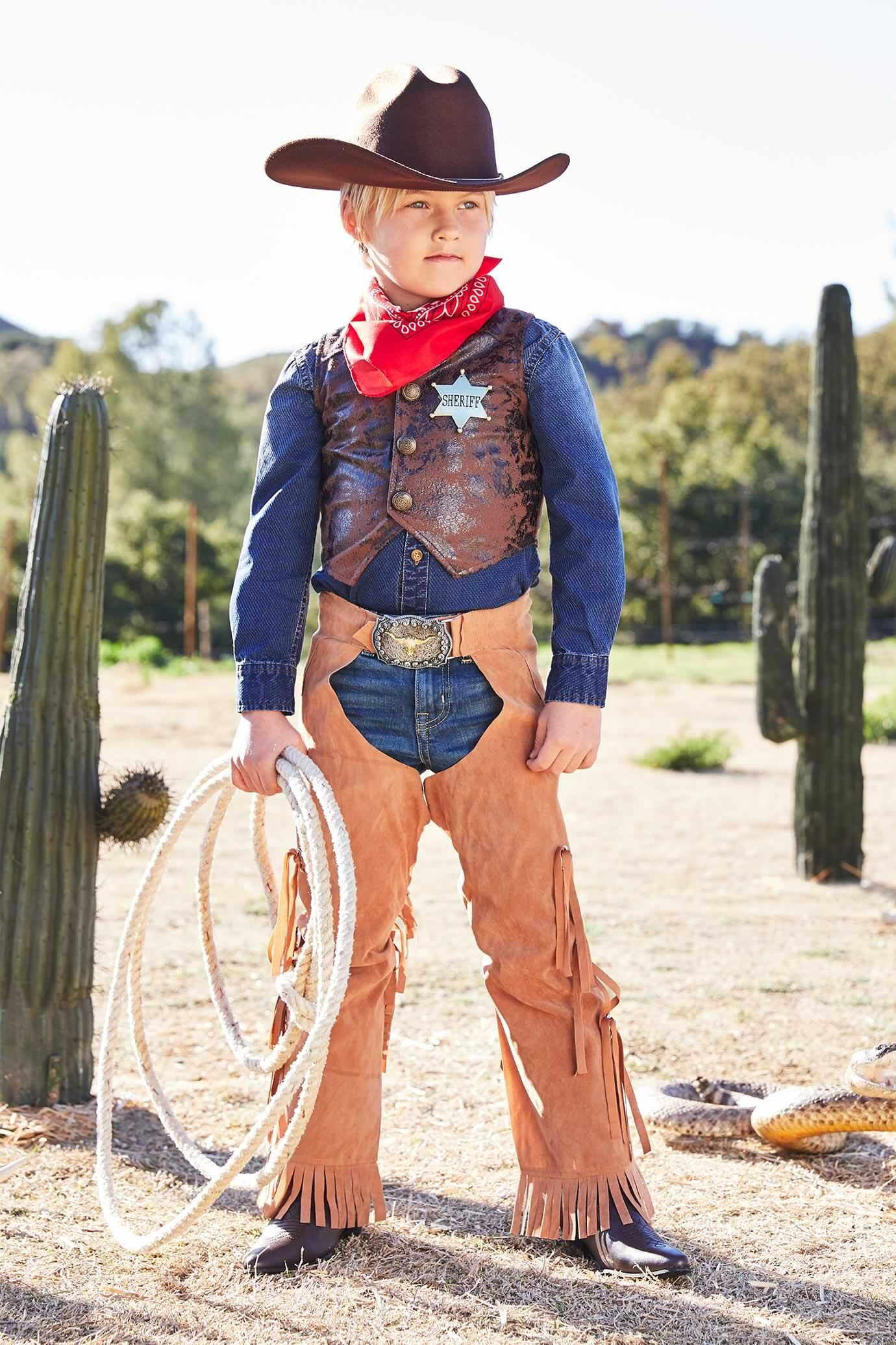 DIY Toddler Cowboy Costume
 Cowboy Costume for Kids Chasing Fireflies