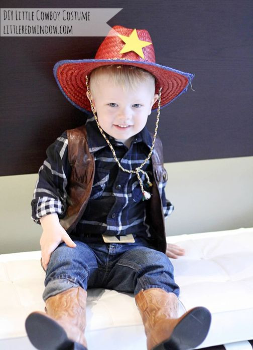 DIY Toddler Cowboy Costume
 DIY Little Cowboy Costume
