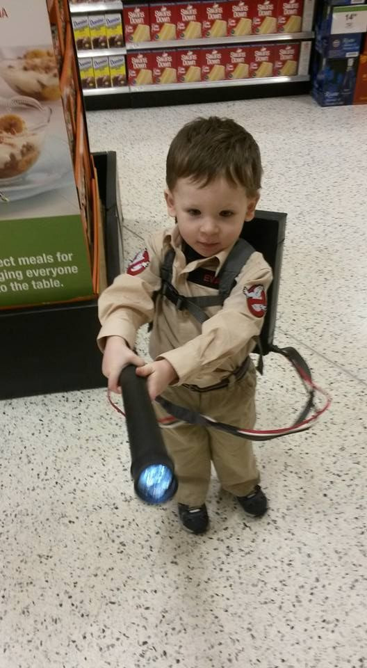 DIY Toddler Ghostbuster Costume
 Ghost Buster Costume A handmade proton pack with