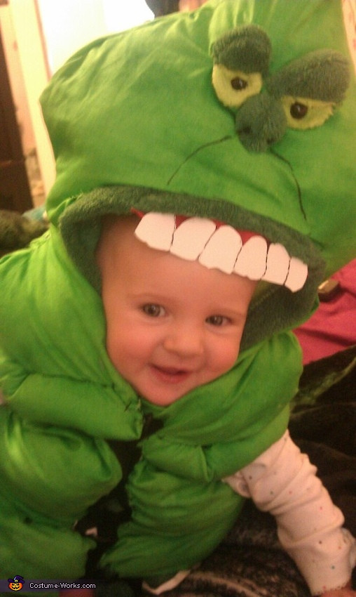 DIY Toddler Ghostbuster Costume
 Slimer from Ghostbusters Creative Baby Costume