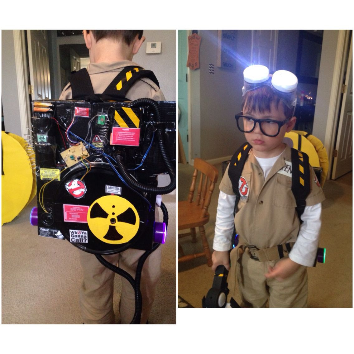 DIY Toddler Ghostbuster Costume
 Diy toddler ghostbusters costume