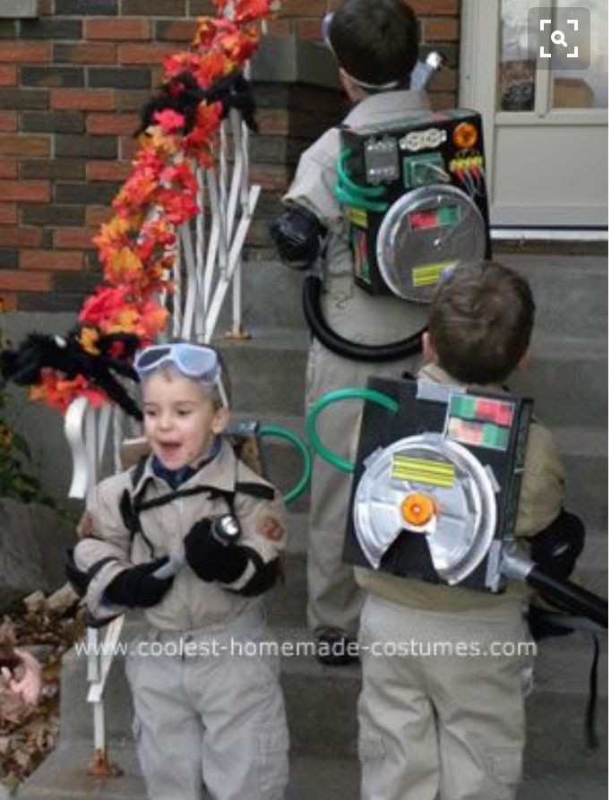 DIY Toddler Ghostbuster Costume
 Ghostbusters costume homemade