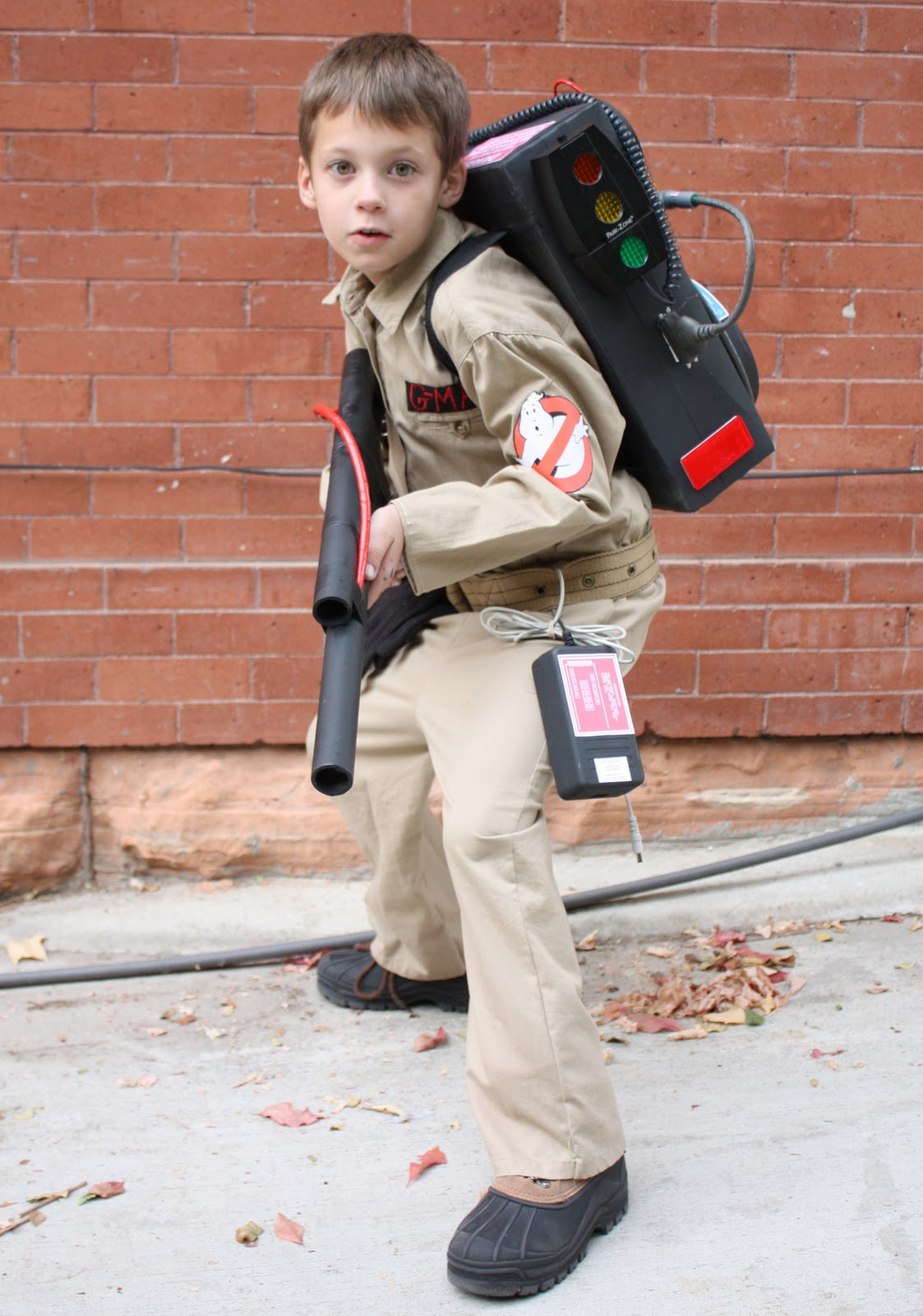 DIY Toddler Ghostbuster Costume
 At Second Street Who ya gonna call