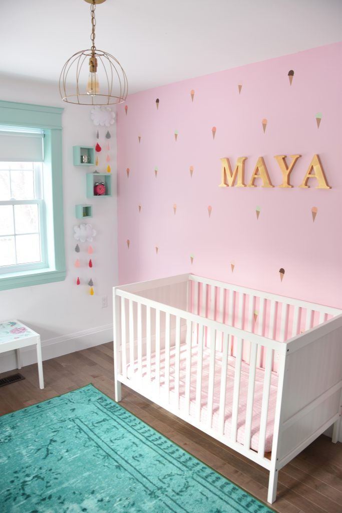 DIY Toddler Girl Room Decor
 How To Paint A DIY Nursery Mountain Mural No Art Skills