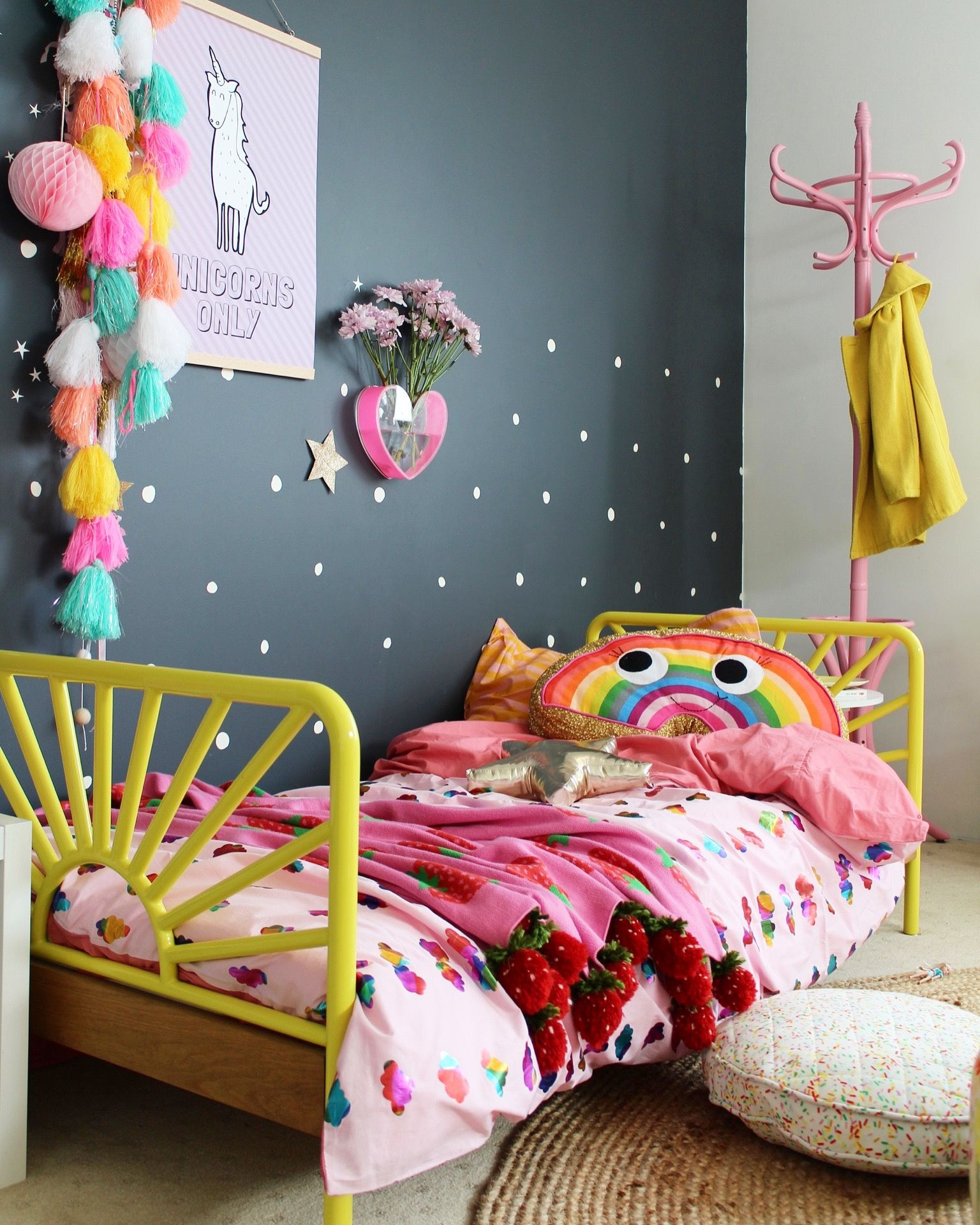 DIY Toddler Girl Room Decor
 Cloudy With a Chance of Rainbows